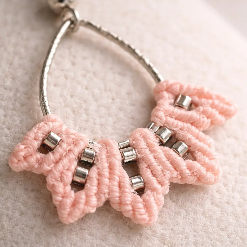 Boucles éventail fait main vue complète
