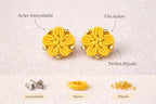 Boucles fleur micro-macramé – TILAE Micro Noeuds
