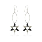Boucles d'oreilles micro-macramé – Bijou artisanal léger, fait main Micro Noeuds