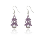 Boucles d’oreilles bohème chic en macramé – Lilas Bohème Ma boutique